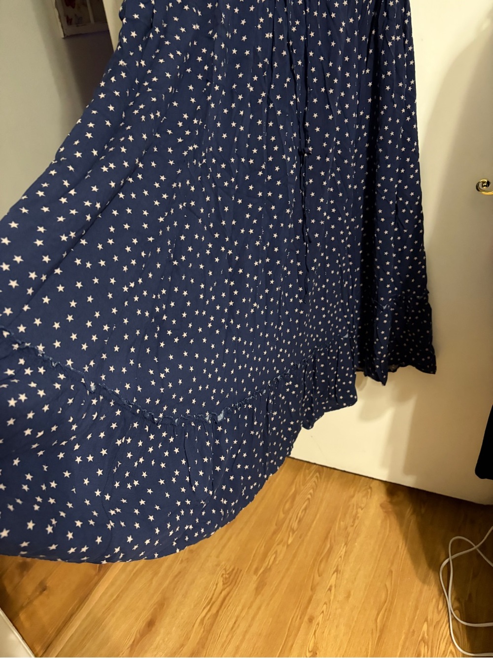 🥳 3 torrid Navy Star Print Almost Maxi Dress - Picture 14 of 15